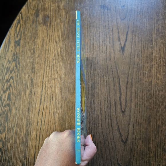 THE BRAVE LITTLE DUCK Vintage 1953 Wonder Books Fleur Conkling Yellow Duck - Picture 6 of 6